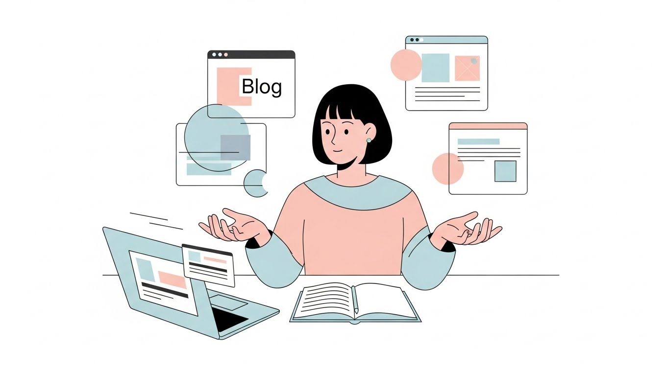 다양한 재택부업 알바 작업을 정리하는 장면, 알바 유형을 구분하는 것이 필요합니다.