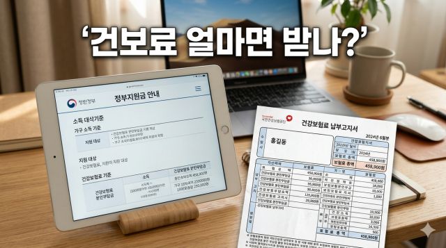 고유가 피해지원금 2차 건보료 기준과 가구별 지급 조건 설명 이미지