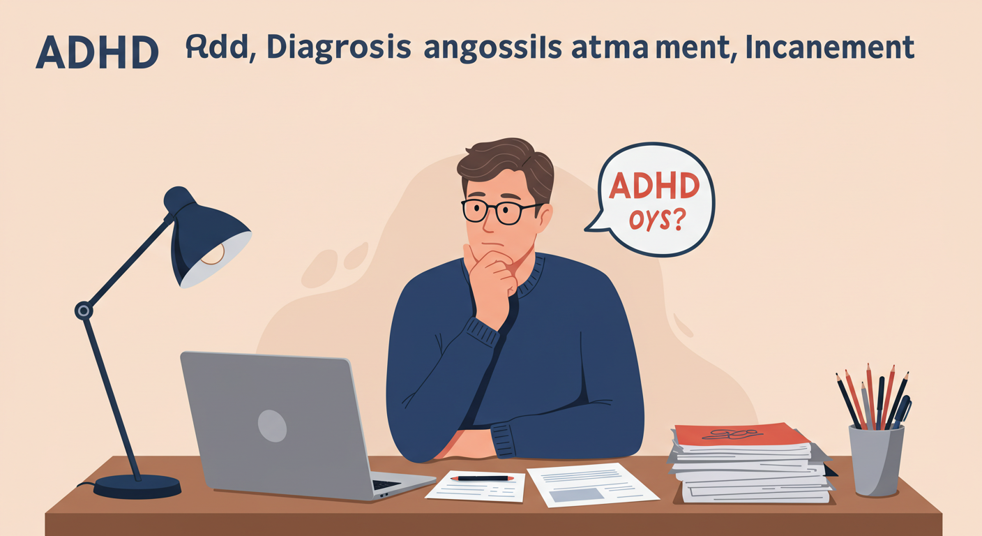 성인 ADHD, ADHD 검사, ADHD 치료