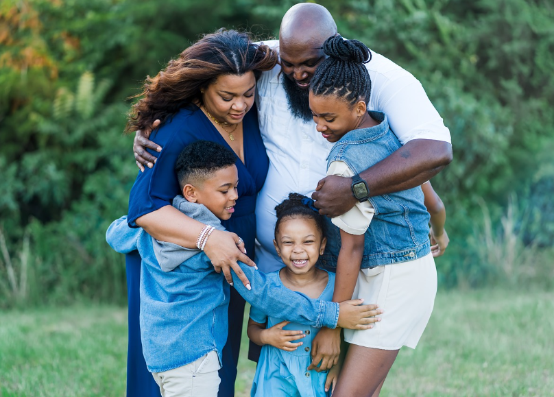 다자녀 가족사진