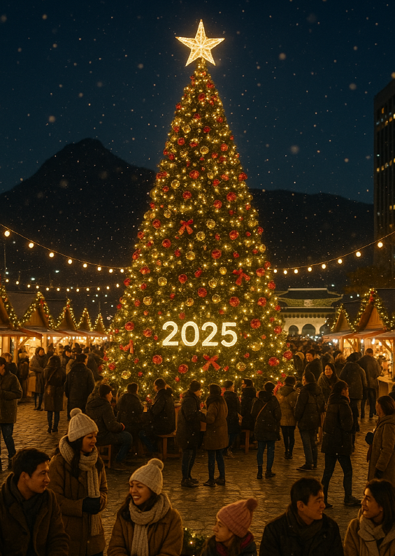 2025 광화문 마켓 방문하는 사람들 사진