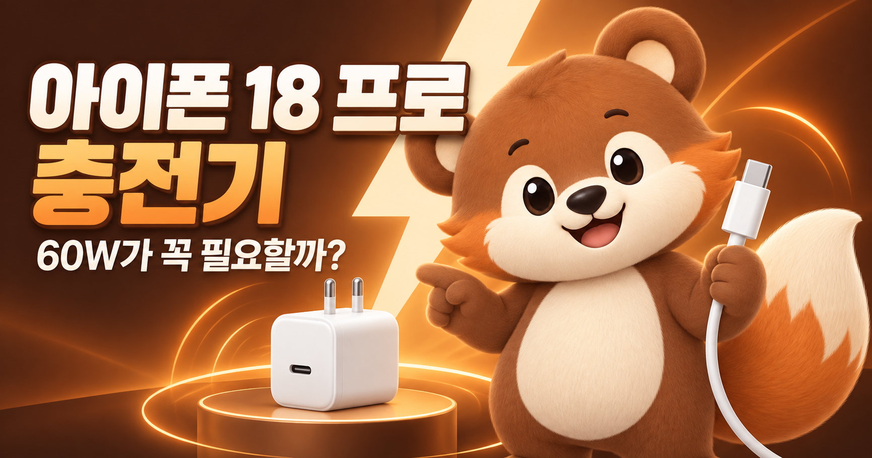 아이폰 18 프로 충전기, 60W 어댑터가 꼭 필요할까요?