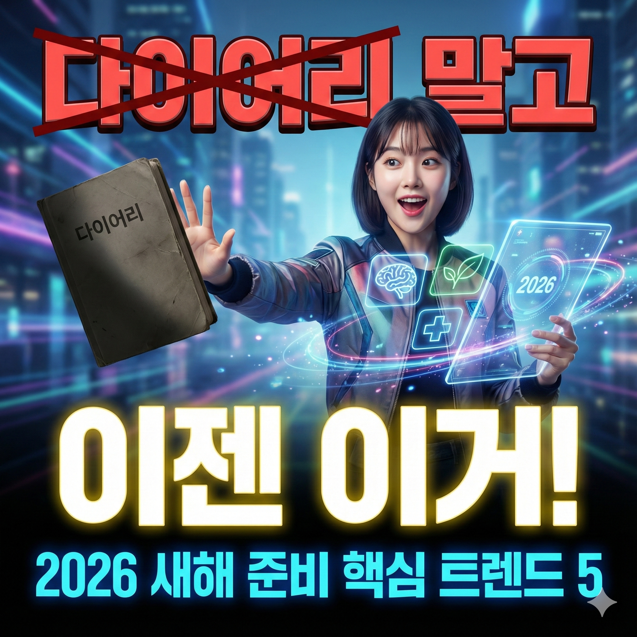 다이어리 말고 이젠 이거! 2026 새해 준비 핵심 트렌드 5