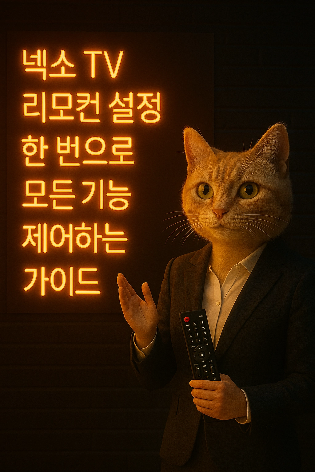 넥소 TV 리모컨 설정 한 번으로 모든 기능 제어하는 가이드