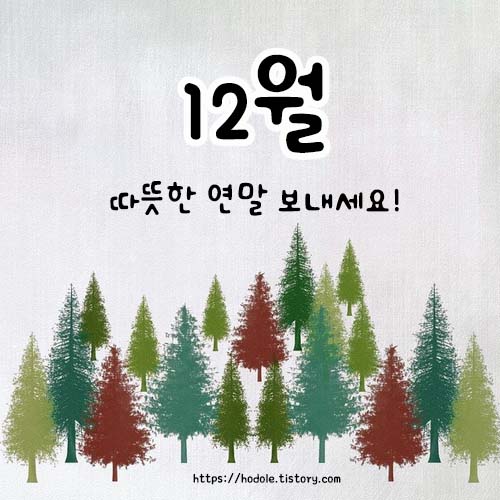 따뜻한 연말 보내시길 바래요