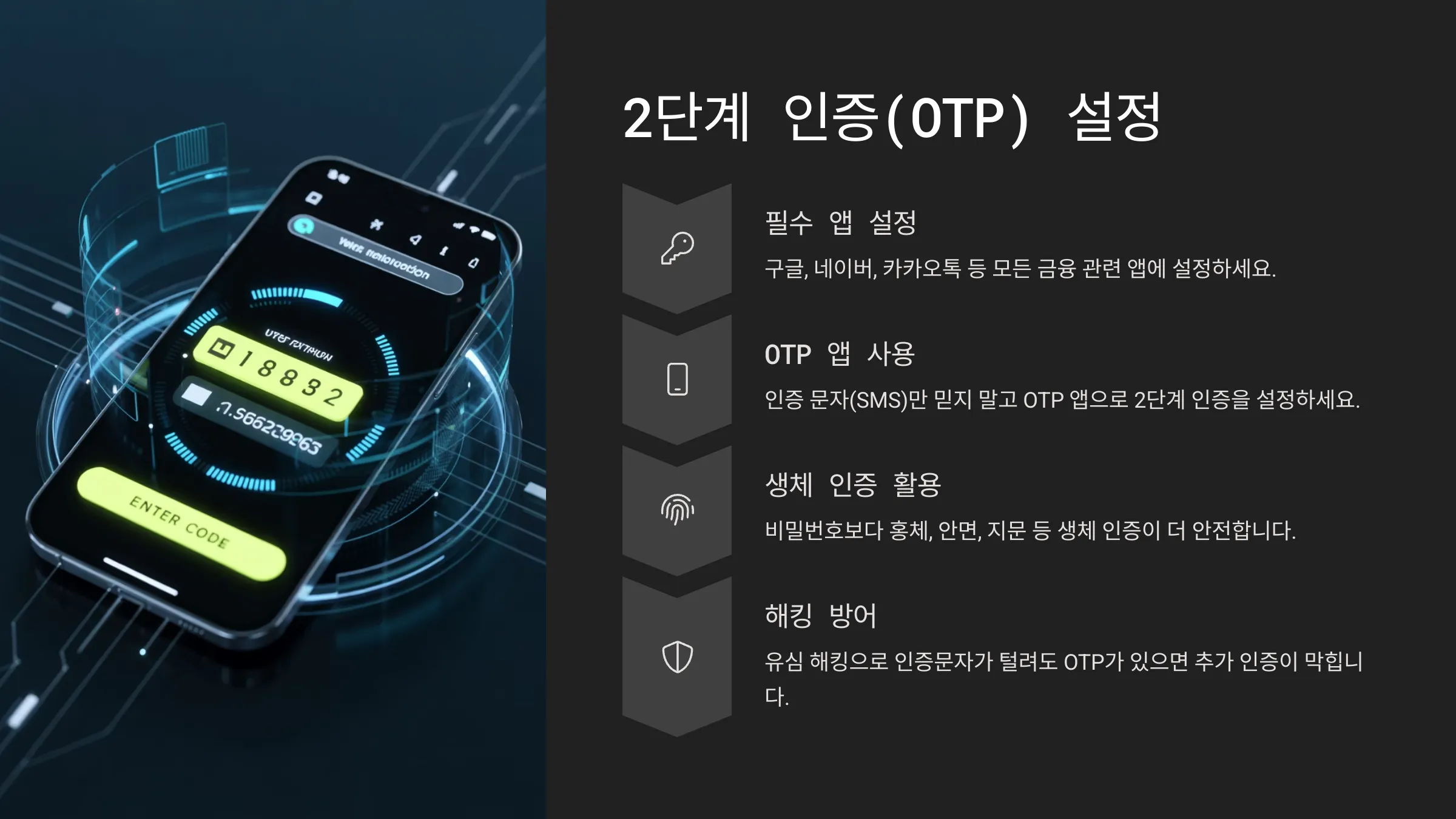 2차 인증(OTP) 설정 방법과 이유