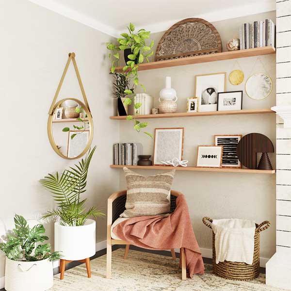 선반-거울-의자