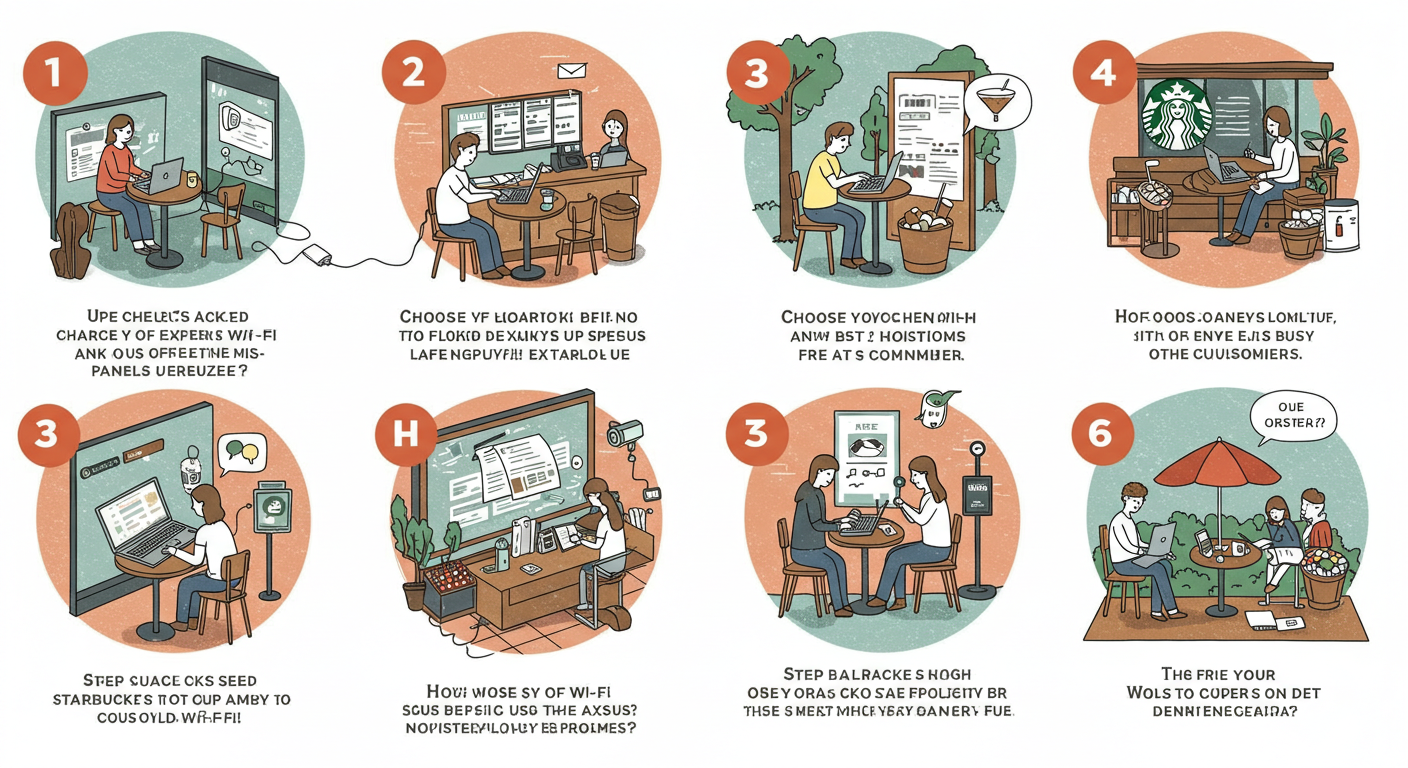 💻 스타벅스에서 노트북 사용해도 될까? 현실적인 이용 가이드