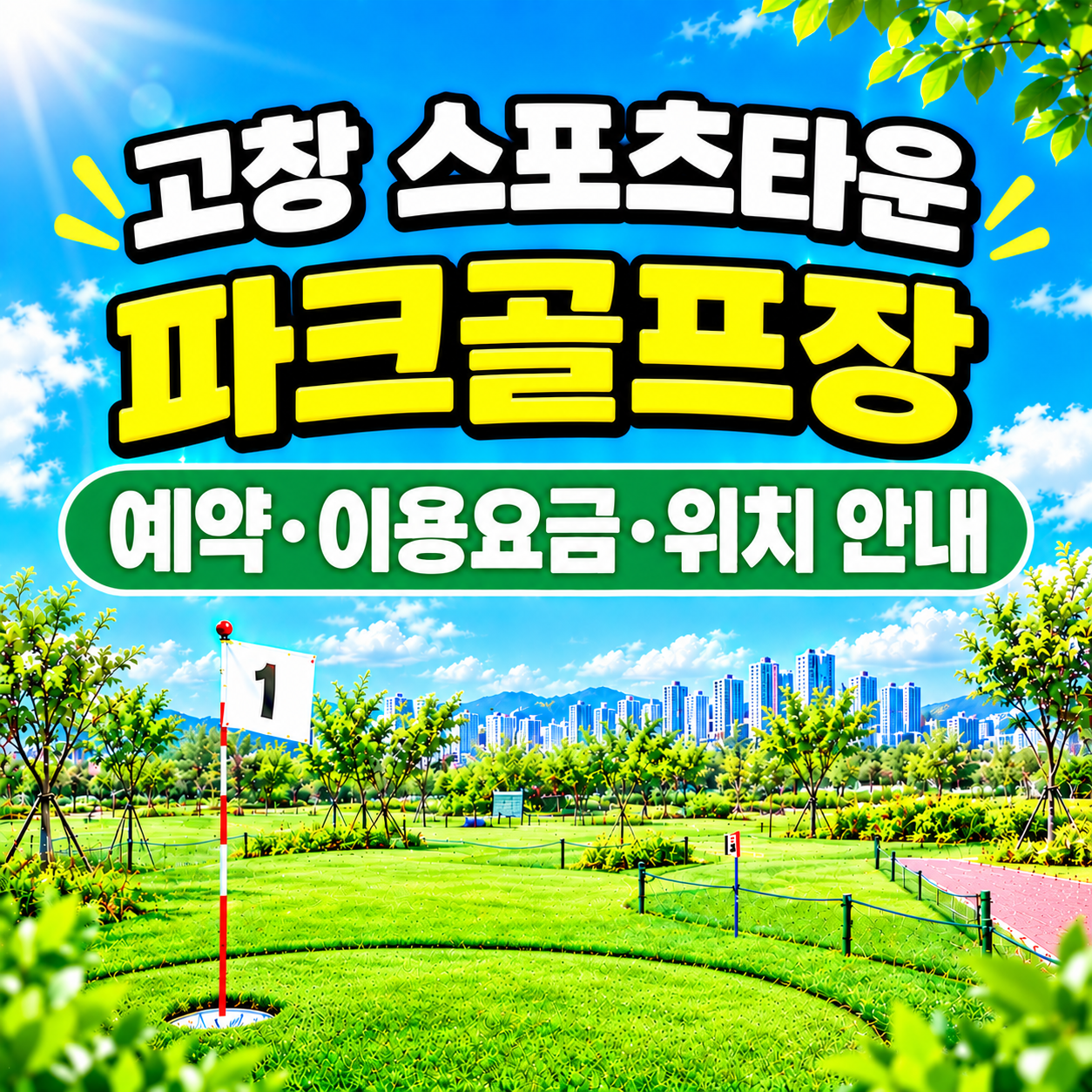 고창스포츠타운파크골프장 이용 가이드 ❘ 예약방법&middot;이용요금&middot;운영시간 완벽 정리