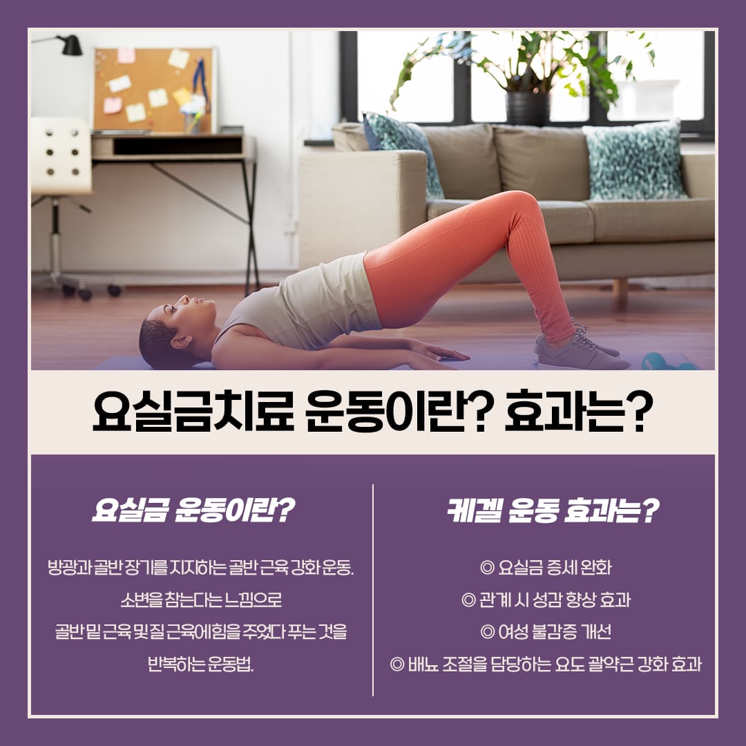 요실금치료운동은 뭘까?