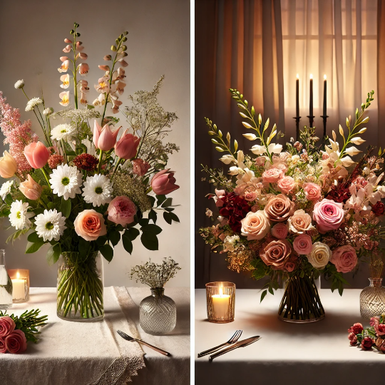 커플을 위한 꽃 선물