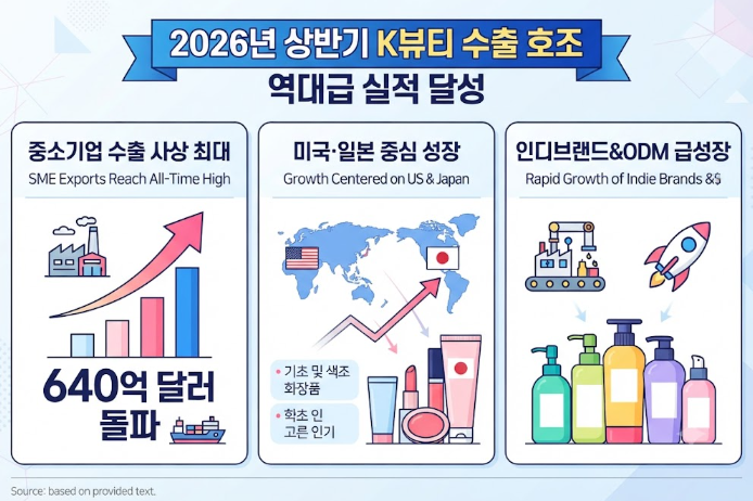 K뷰티 수출 호조
