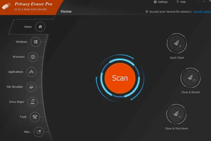 개인 정보 삭제 프로그램 포터블 Privacy Eraser Pro 6.3.3