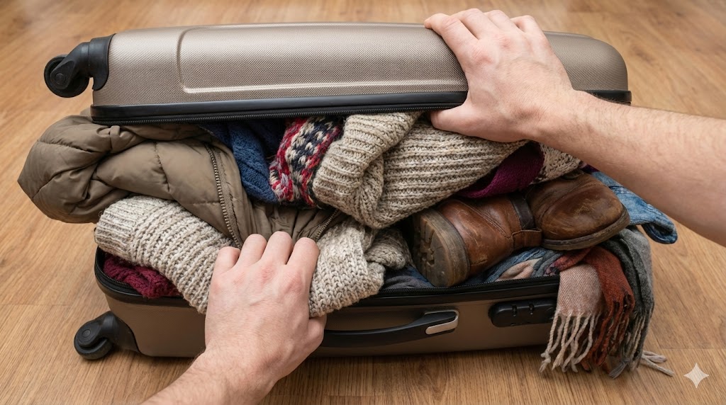 겨울 유럽 여행, 옷 몇 벌? 상하의 단 7벌로 14일 코디 끝장내기