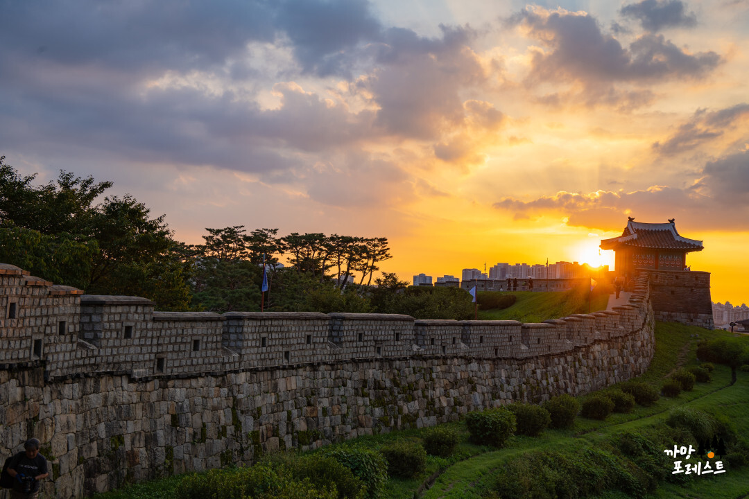 수원 동북포루 일몰