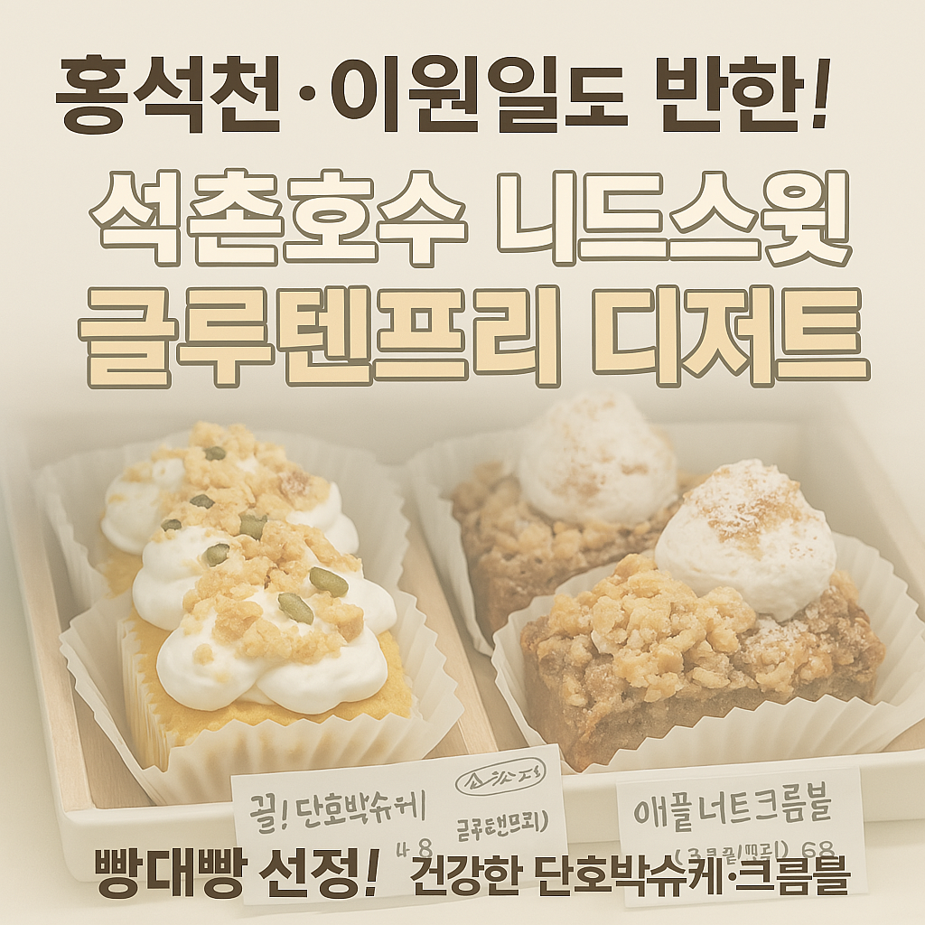 홍석천 이원일 ‘빵대빵’이 반한 글루텐프리 디저트 맛집