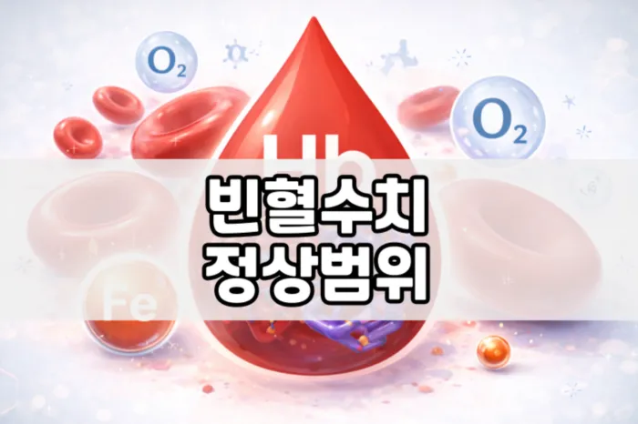빈혈 수치 정상범위