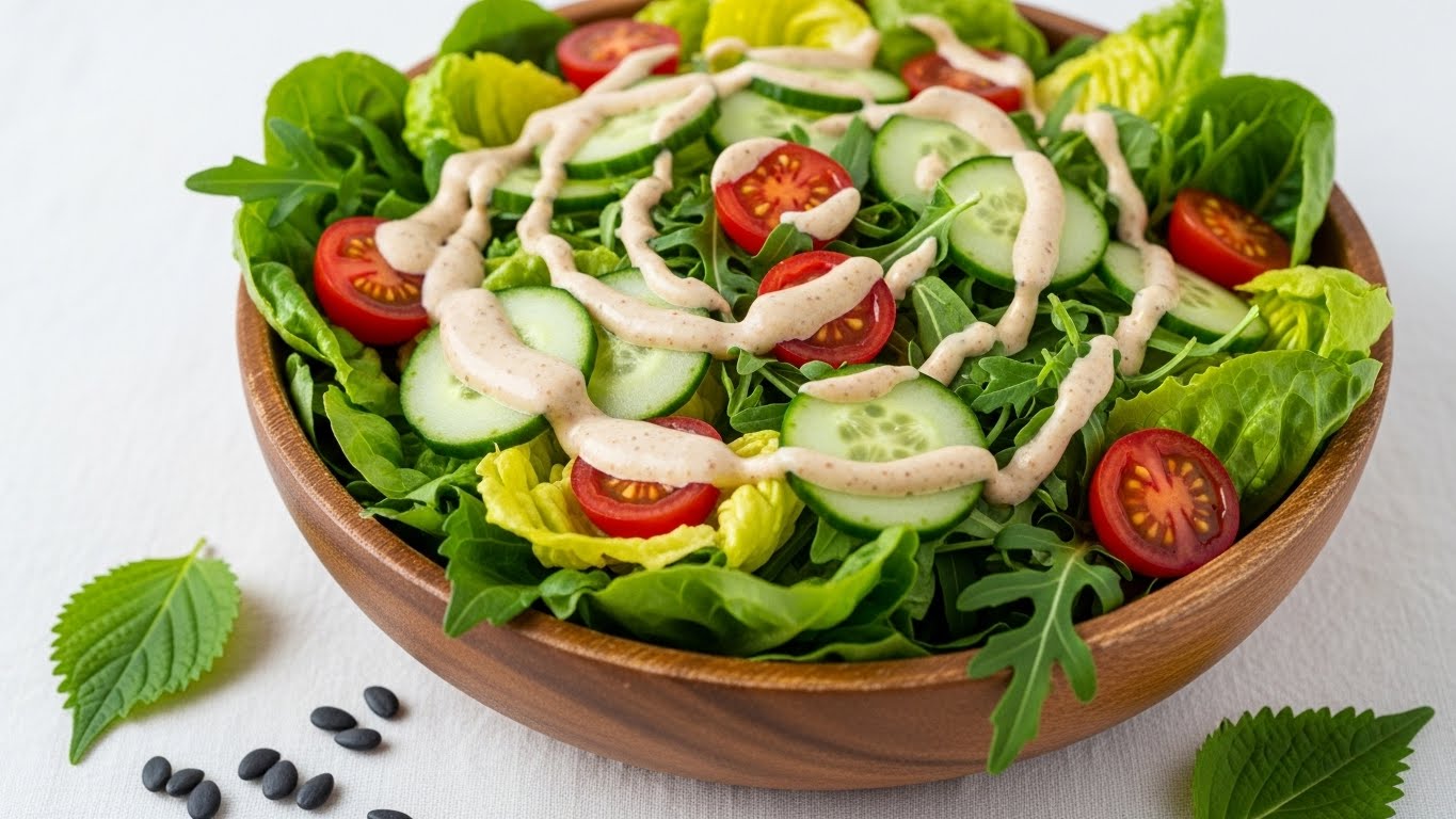 들깨가루샐러드