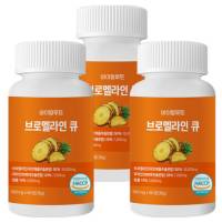 바이탈루트 프리미엄 브로멜라인 큐 파인애플 효소 고함량 3개, 60정