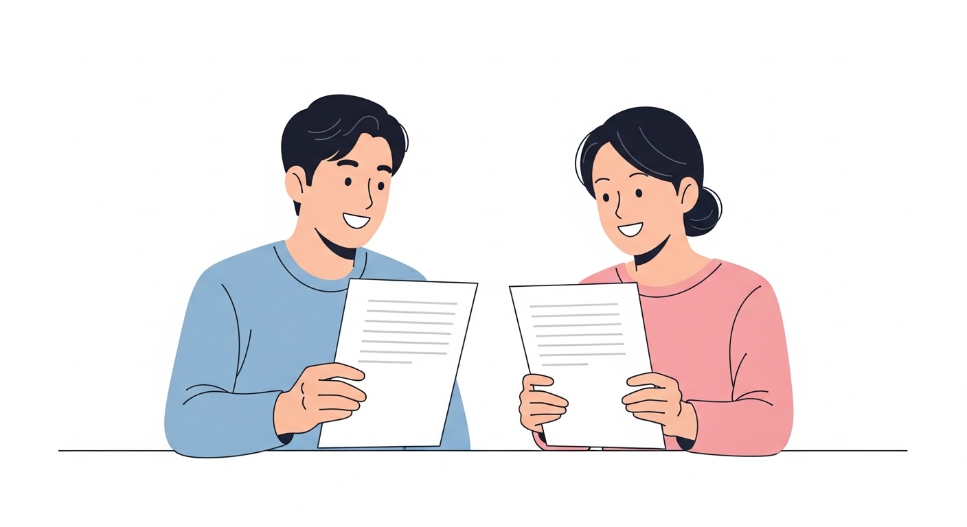 근로장려금과 자녀장려금의 차이를 비교하는 장면 1