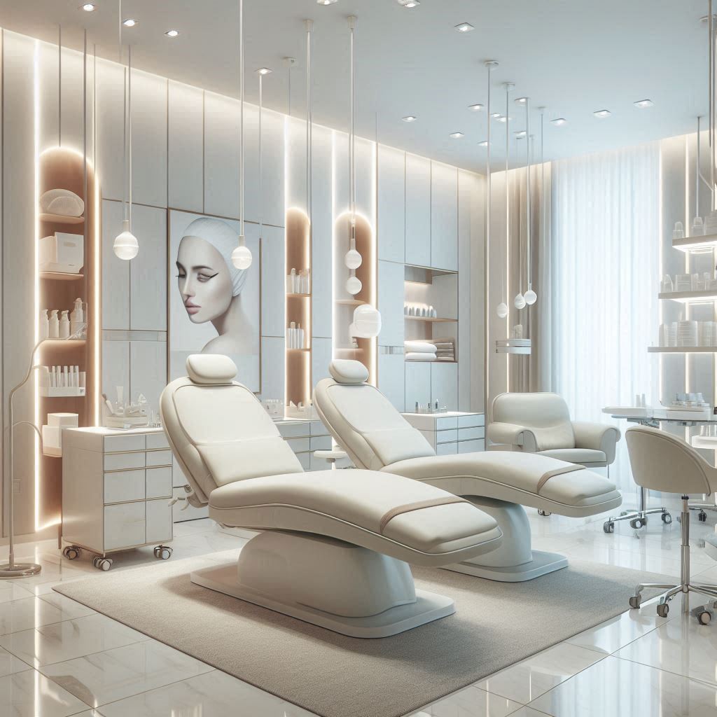 피부,체형관리 샵 배경