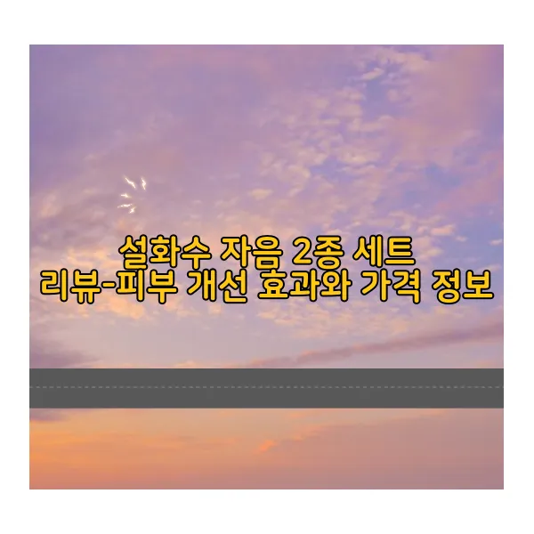 설화수-자음-2종-세트