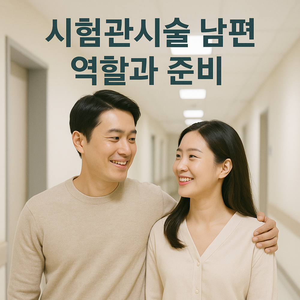 시험관시술 남편 역할과 준비 이미지