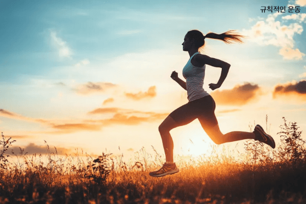 런닝하는 사진