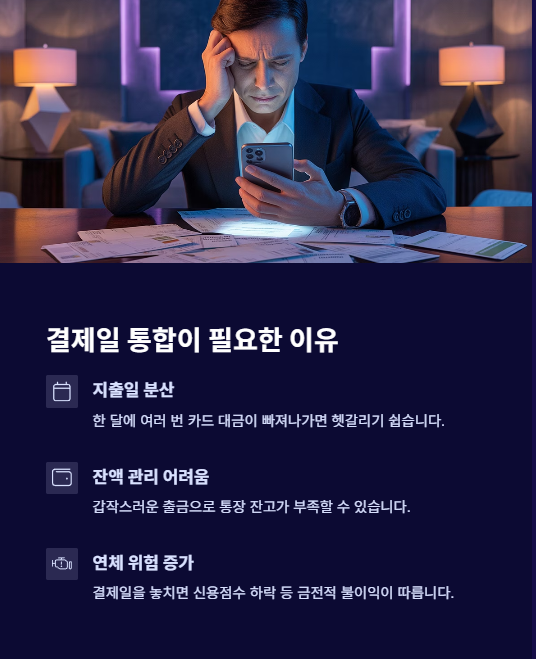 결제일 통합이 필요한 이유
