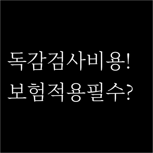 독감 검사 비용 2만원에서 4만원대 ..