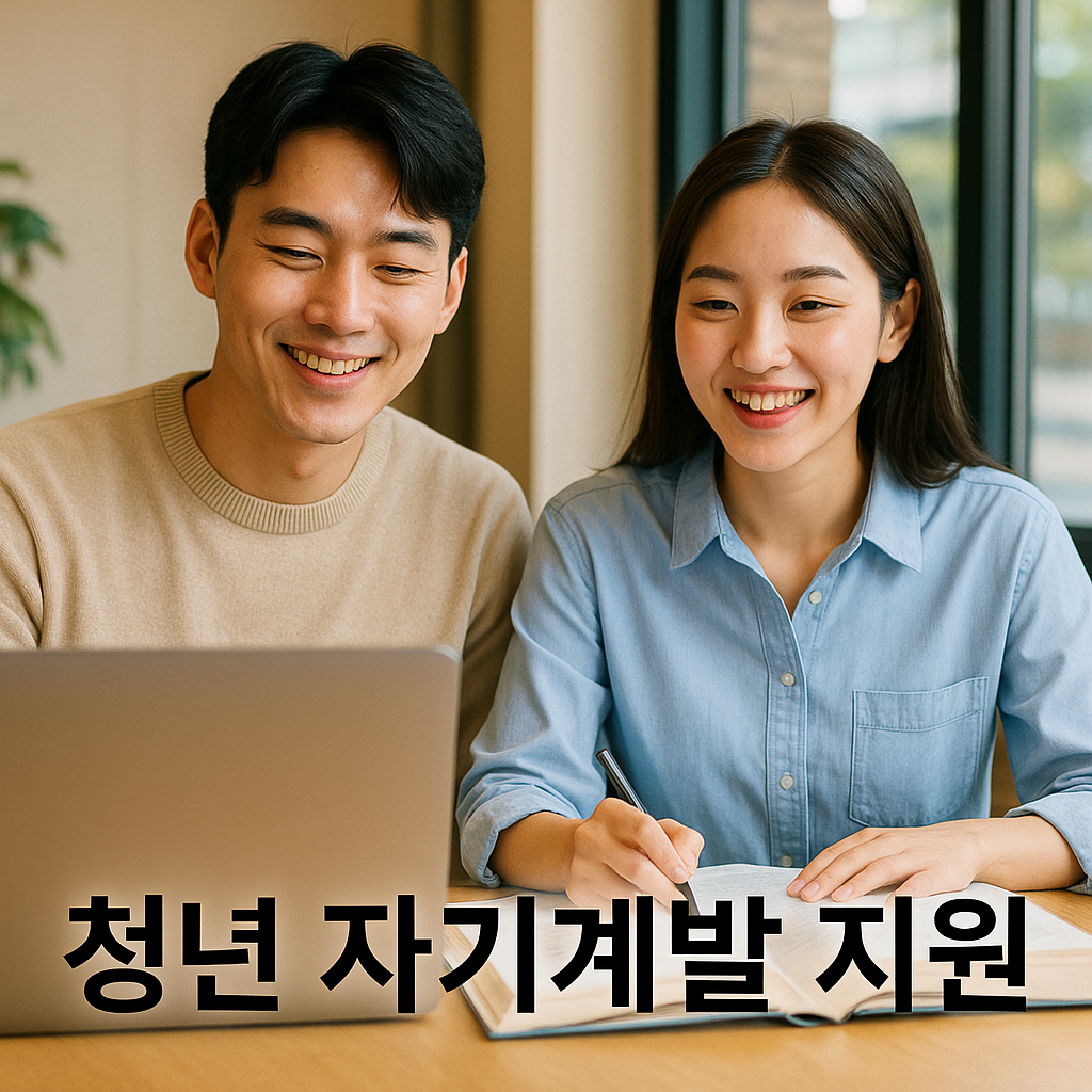 서울 청년 자기계발 지원 정책을 소개하는 청년들의 학습 모습
