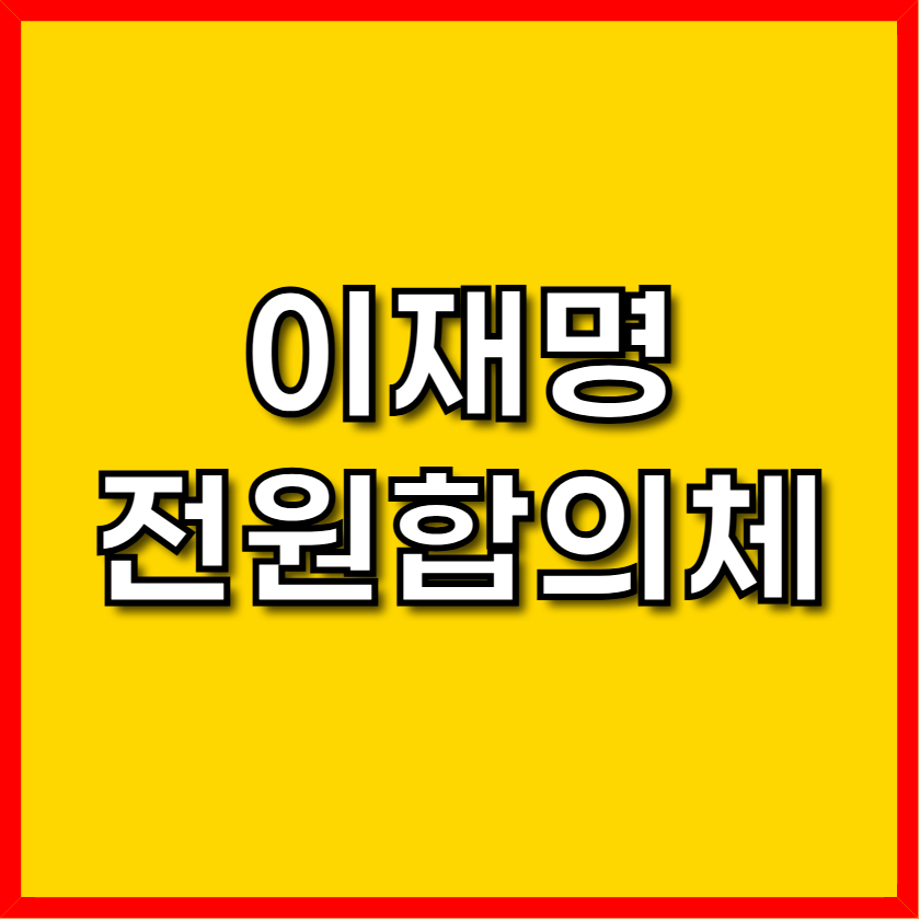이재명 전원합의체