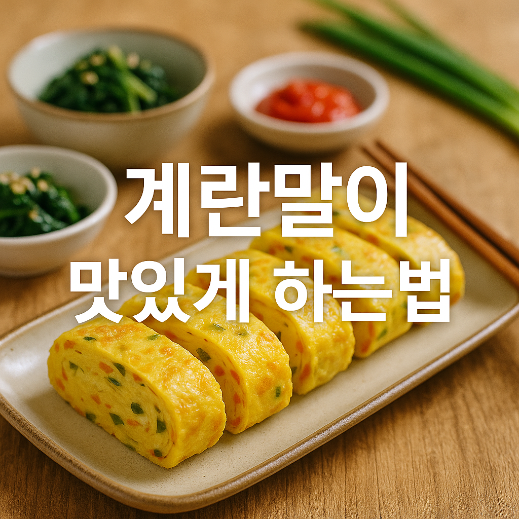 계란말이 맛있게 하는법