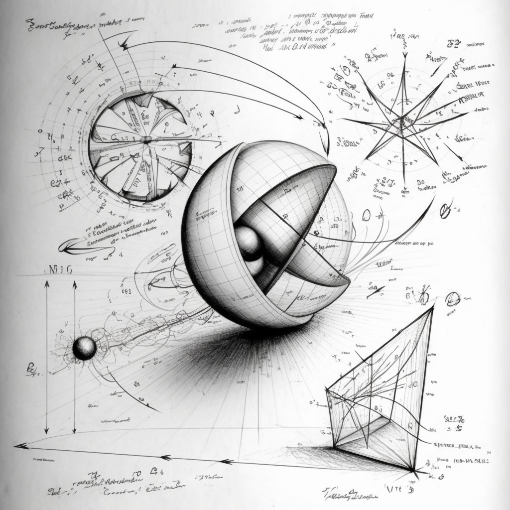 Physics / Relativity / Tensor (Image by MidJourney)