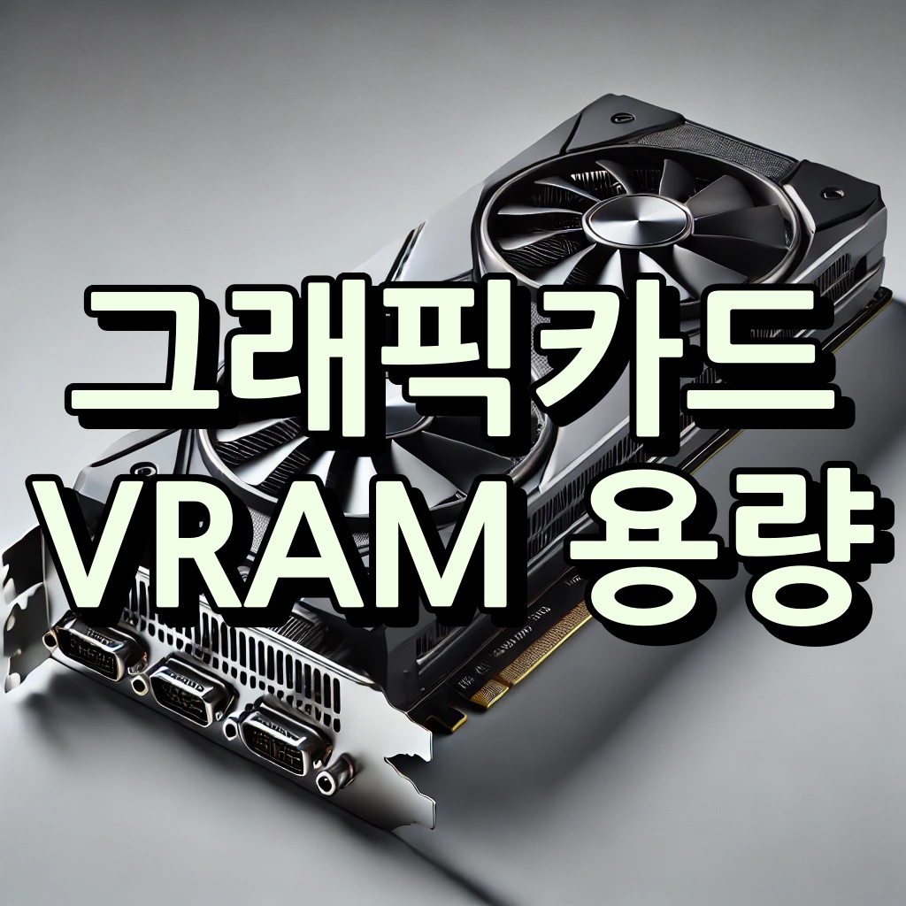 그래픽카드 메모리 vram 용량 확인 방법 썸네일