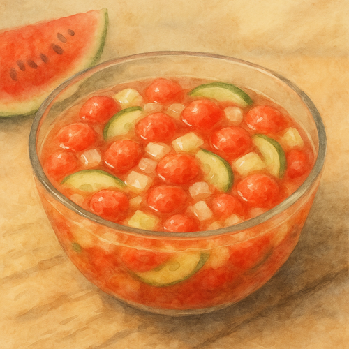 수박화채-만들기