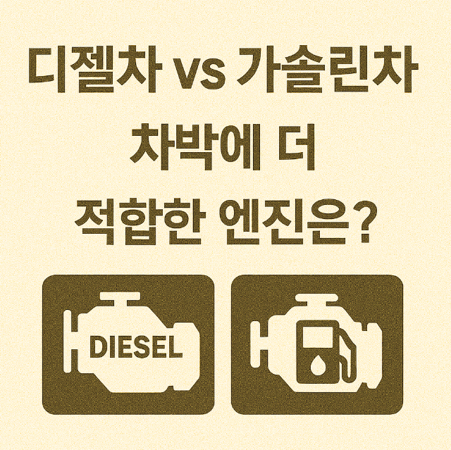 디젤차 vs 가솔린차, 차박에 더 적합한 엔진은? 관련 이미지 사진