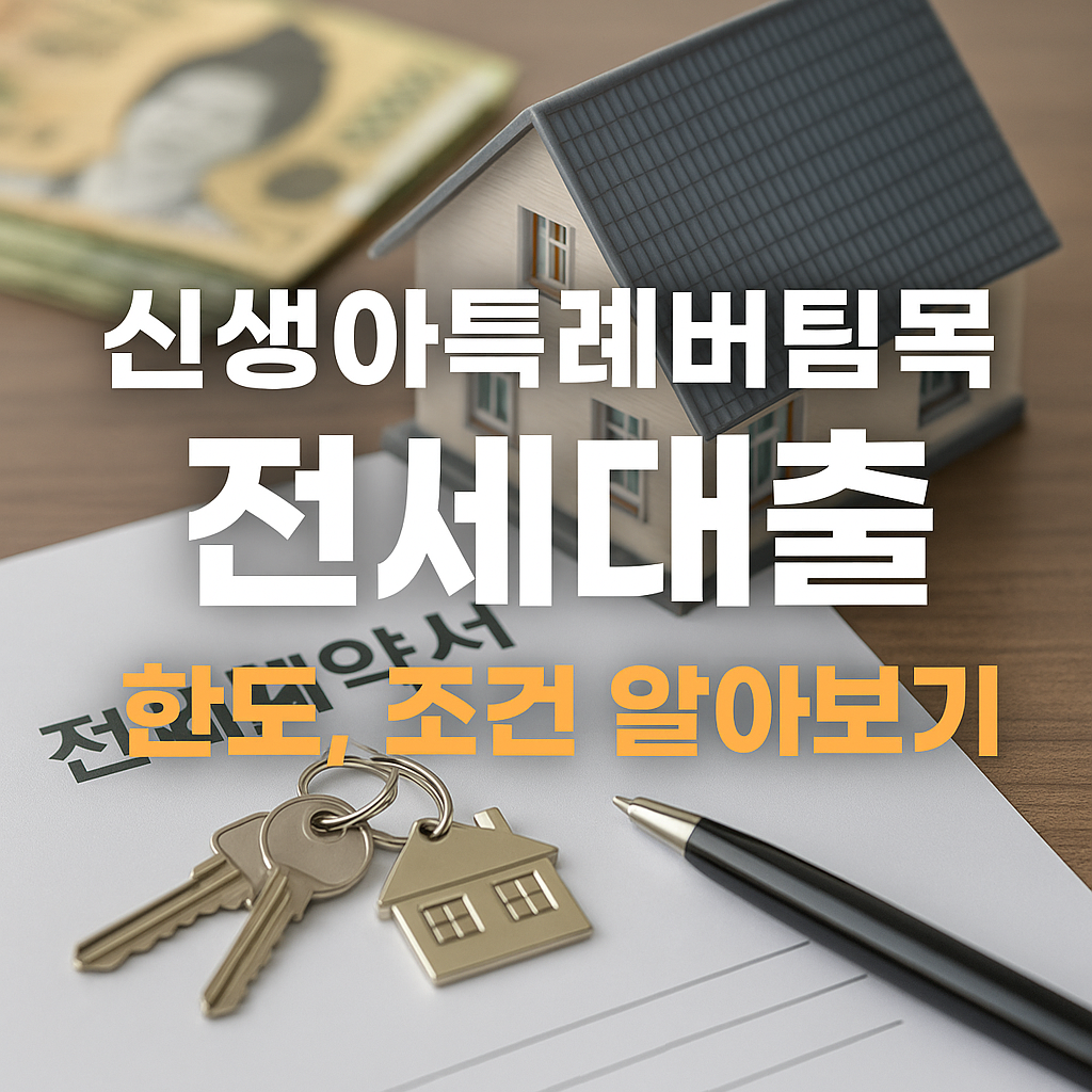 신생아특례 버팀목 전세대출 한도, 조건 알아보기