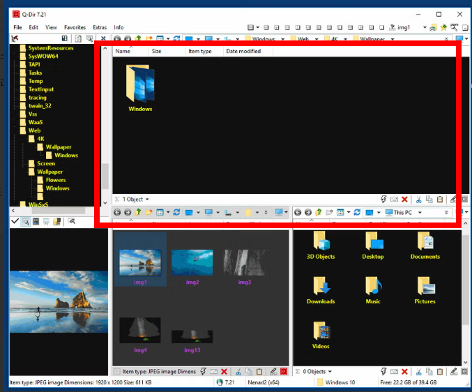 q-dir 다운로드 사이트 소개