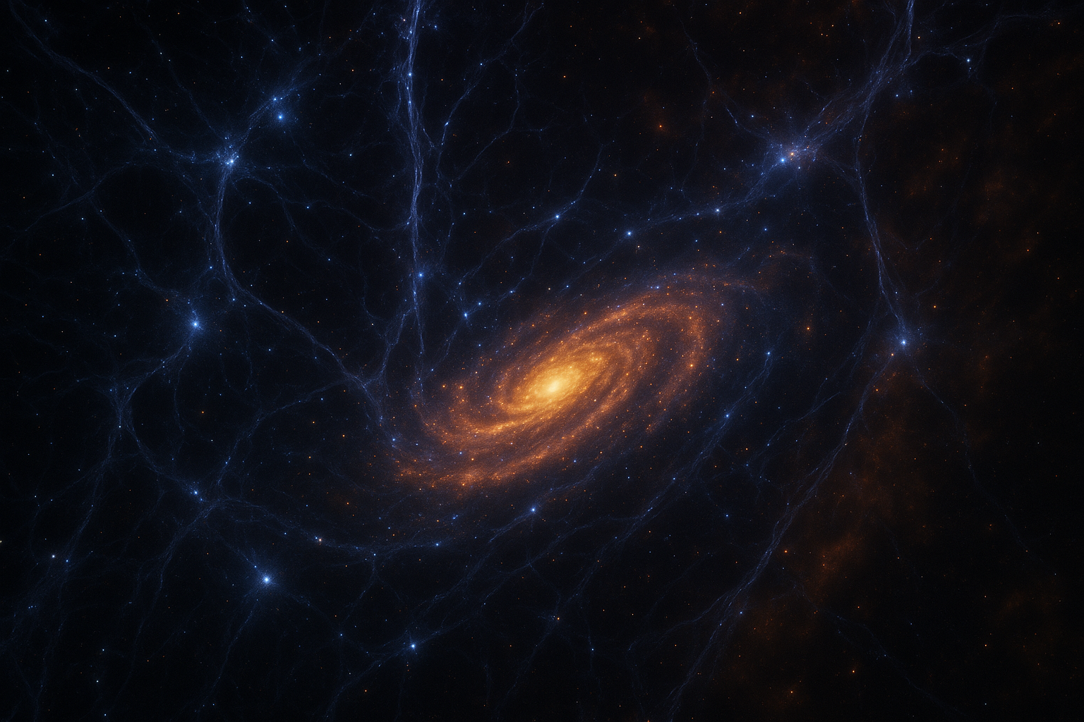 암흑 물질의 정체와 우주 구조