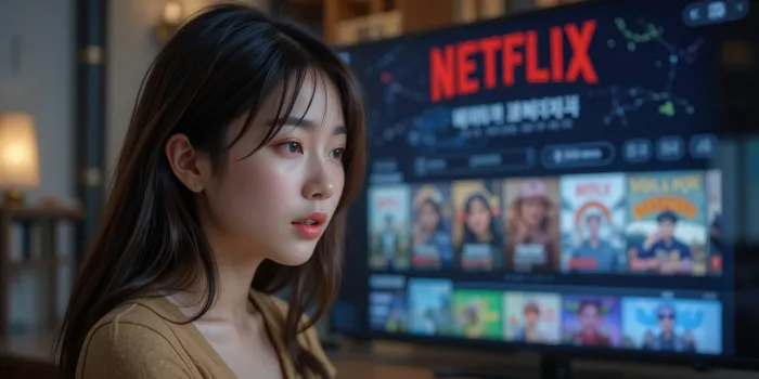 넷플릭스 요금제 우회 결제하는 모습