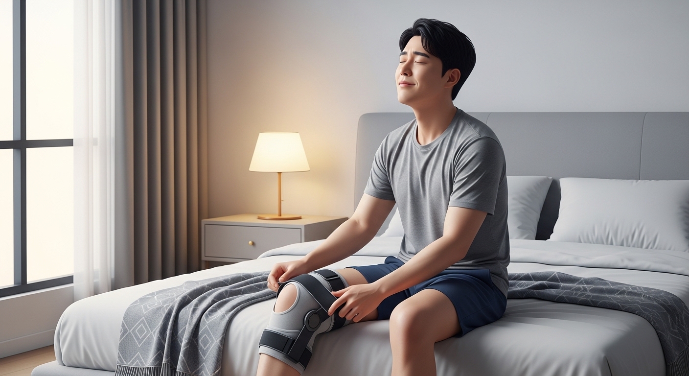 보조기착용기간,십자인대재활