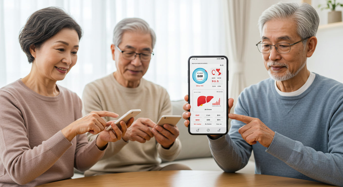 스마트폰으로 건강검진 결과표 보기