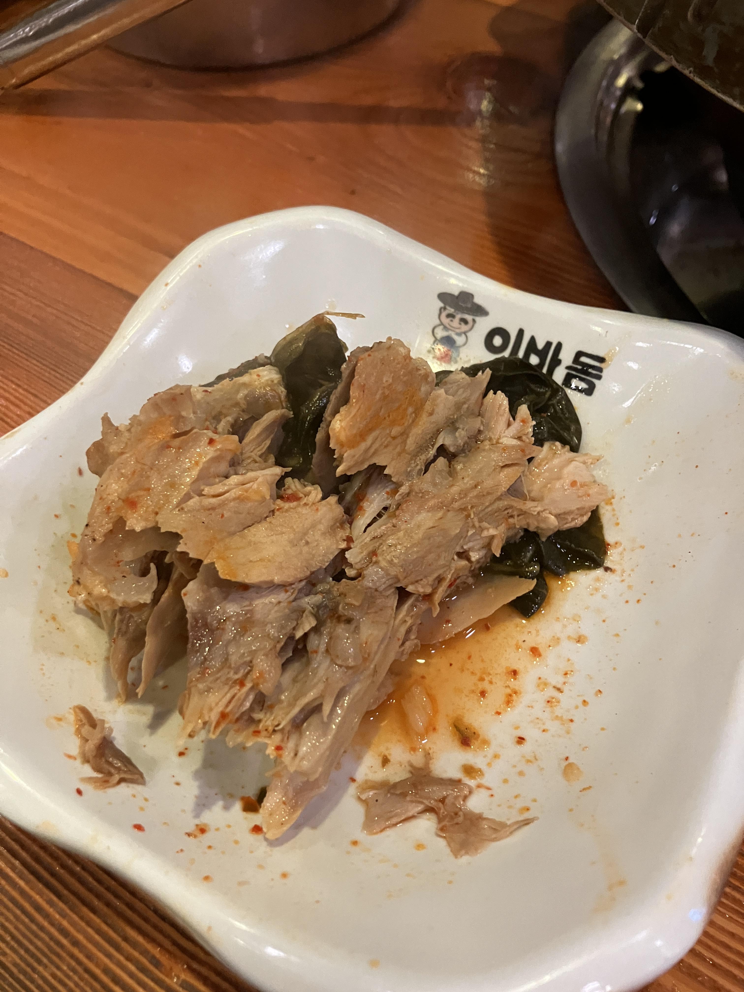 이바돔감자탕의 얼큰감자탕