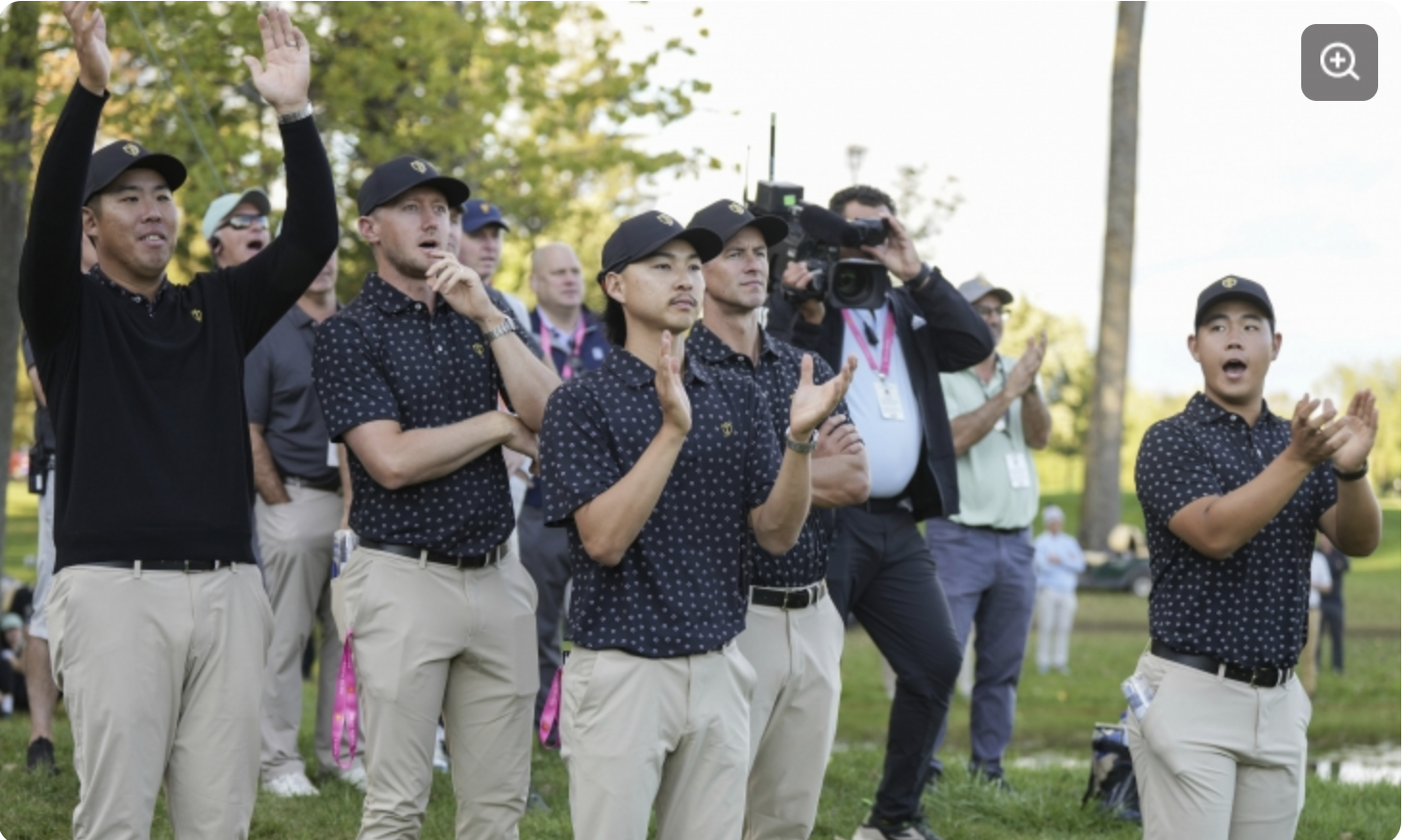 프레지던츠컵에 출전한 인터내셔널팀 선수들