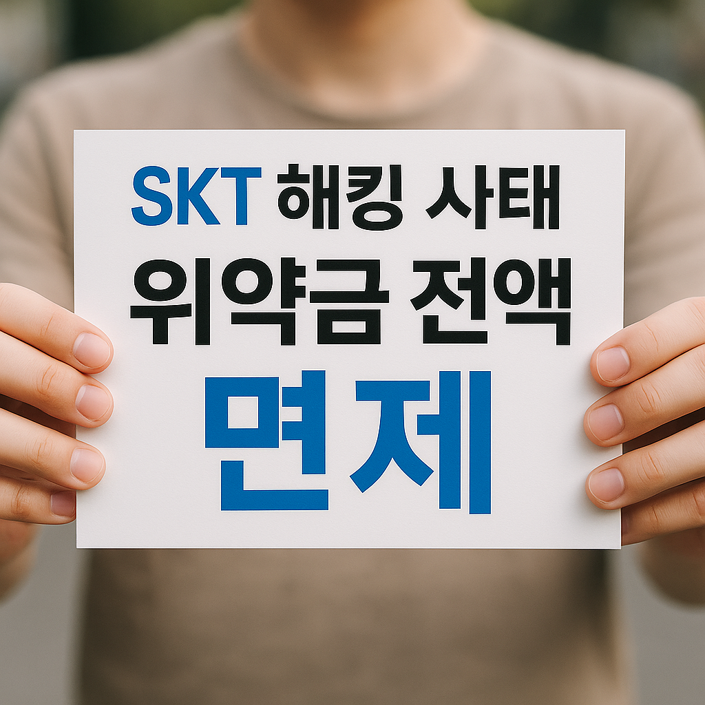 SKT해킹사태 위약금 전액 면제