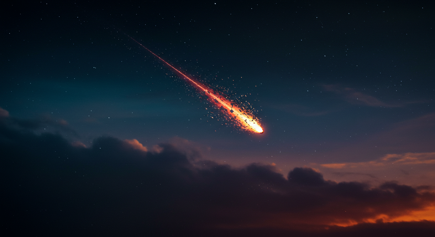 소포모어 징크스를 표현하는 별똥별