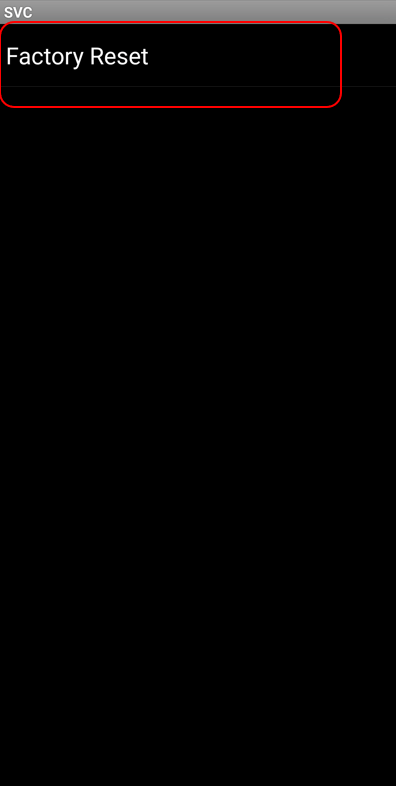 히든 메뉴 초기화 방법