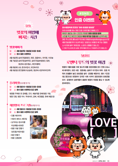 석촌호수벚꽃