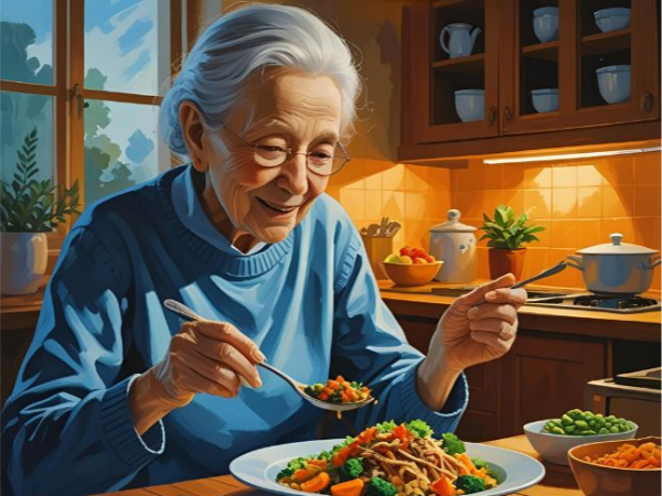 노년기 위장 기능 저하와 만성체증 (소화효소, 위축성위염, 식사조절)의 이미지